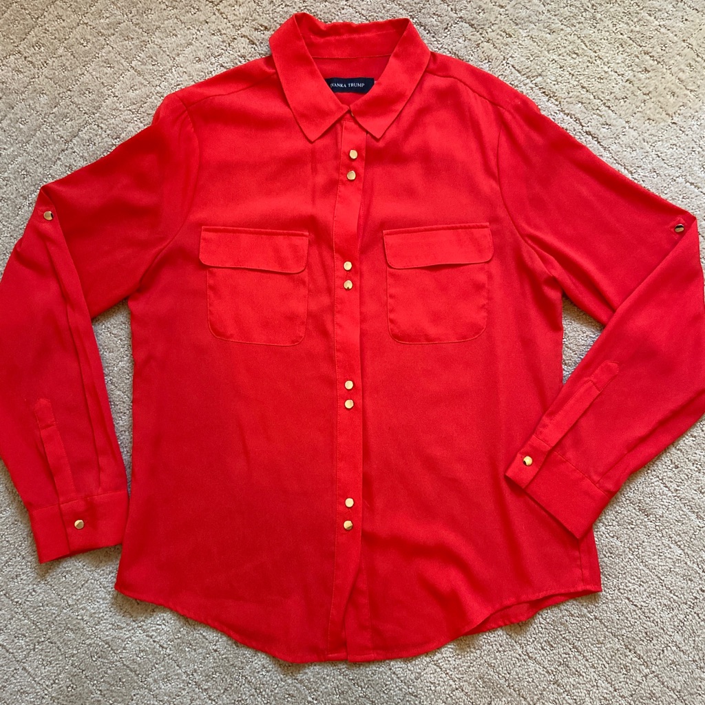 Ivanka Trump Brand Pink BlouseMedium